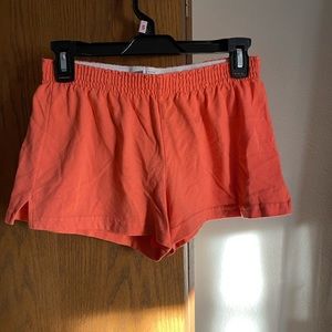 orange soffe shorts!